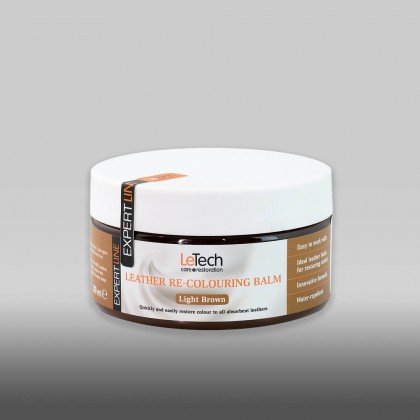 Letech Leather Re-Coloring Balm Light Brown 200 ml